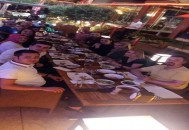 BSB Mobilya Atakum mağazası çalışanları ile yemekte..